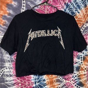 Cropped Metallica tshirt